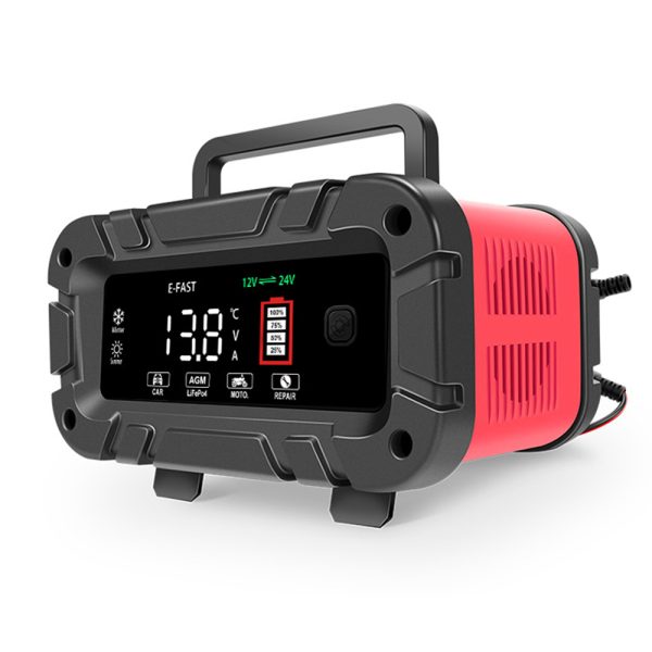 12V 20A/24V 10A Smart Car Battery Charger for Lead Acid LiFePo4 AGM Moto Battery - Image 3
