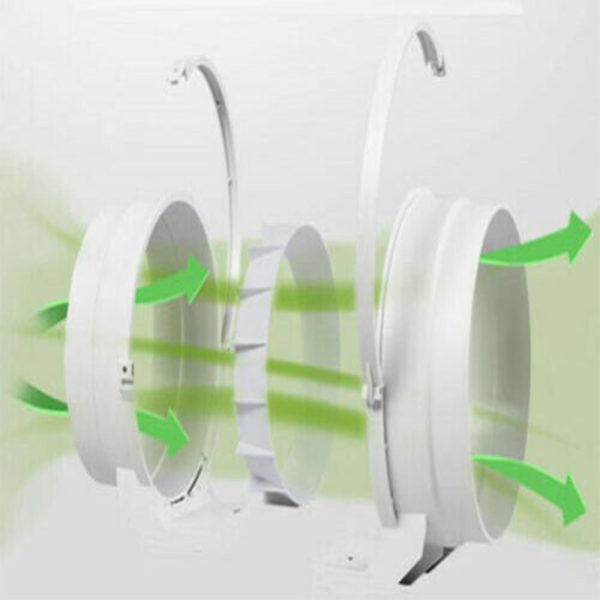 6'' Extractor Fan Duct Hydroponic Inline Exhaust Vent Industrial - Image 5