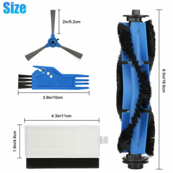 22Pcs Replacement Side Brushes Filter Parts for Eufy RoboVac 11S 30C 25C 15C 35C - Image 8