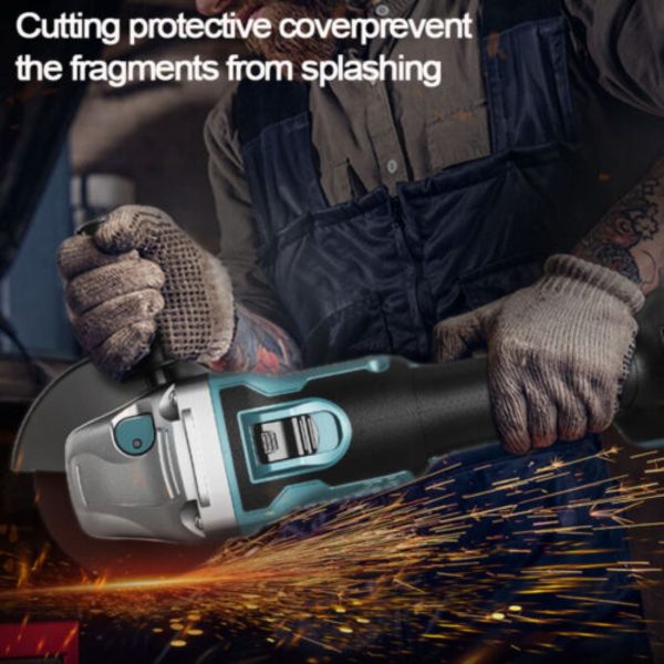 Brushless Cordless Angle Grinder With 2x Li-ion Battery Charger 125mm Combo Kit - Image 10