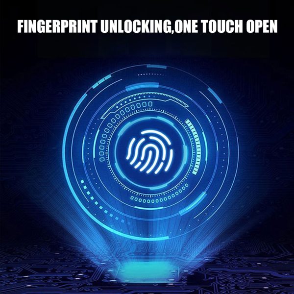 Smart Door Lock For Glass Door Fingerprint Lock Password APP Card for Frameless - Image 6