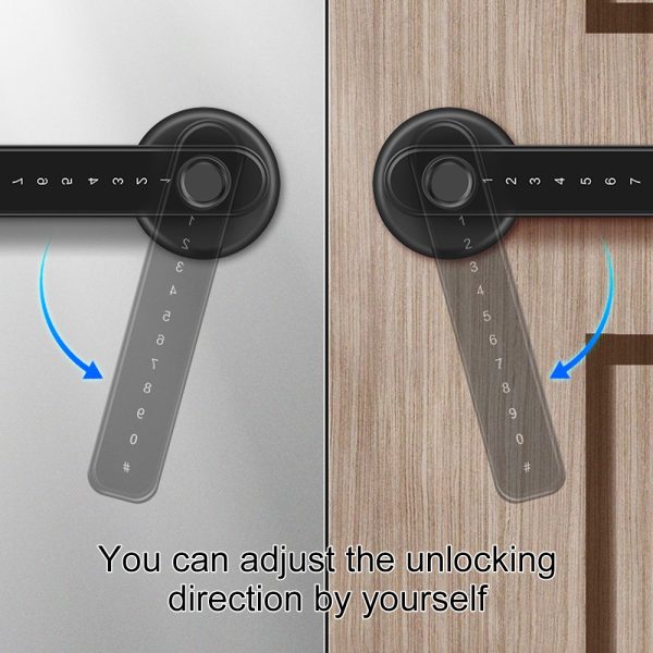 Smart Fingerprint Door Lock Electronic Handle Digital Password Bluetooth Key APP - Image 3
