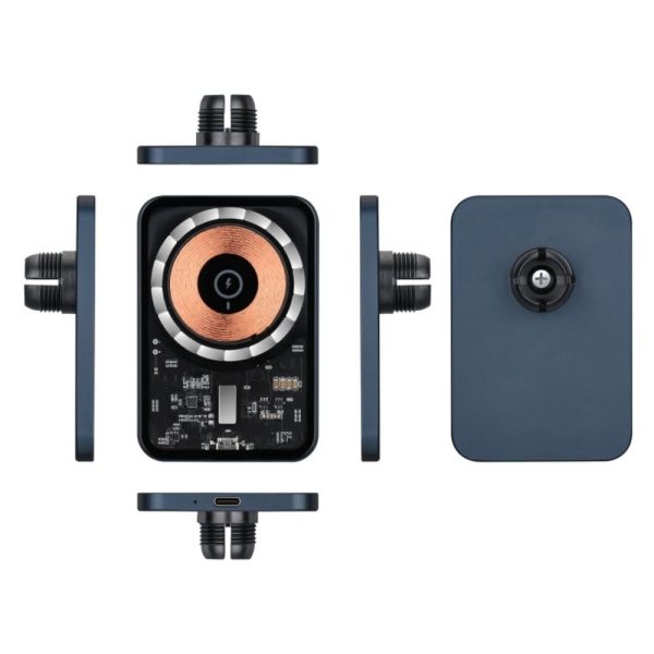 15W Magnetic Car Wireless Charger Phone Holder Mount MagSafe with Cyber ??Style - Image 2