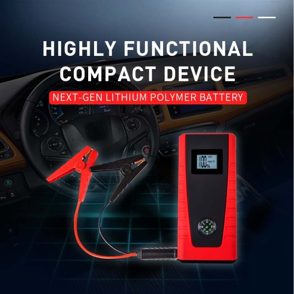 E-POWER 25000mAh Jump Starter Portable 12V Battery Pack Powerbank Charger Booster LED Torch - Image 2