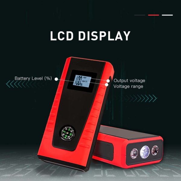 E-POWER 25000mAh Jump Starter Portable 12V Battery Pack Powerbank Charger Booster LED Torch - Image 5