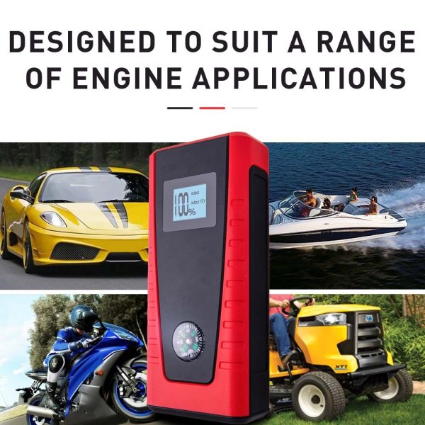 E-POWER 25000mAh Jump Starter Portable 12V Battery Pack Powerbank Charger Booster LED Torch - Image 10