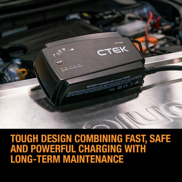 CTEK PRO15S 15A 12V Battery Charger Maintainer Workshop Automatic Lithium Smart - Image 2