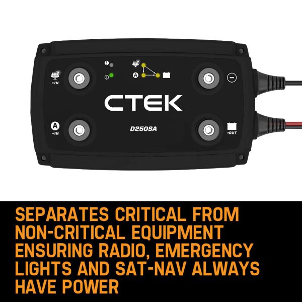 CTEK 20A OFF GRID Battery Charging System w/ D250SA & Digital Display Monitor - Image 3