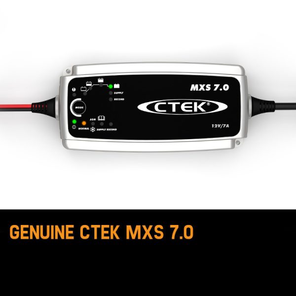 CTEK MXS 7.0 12V Smart Battery Charger 7Amp Car Boat 4WD Caravan Gel AGM - Image 2
