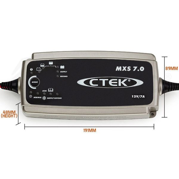 CTEK MXS 7.0 12V Smart Battery Charger 7Amp Car Boat 4WD Caravan Gel AGM - Image 3