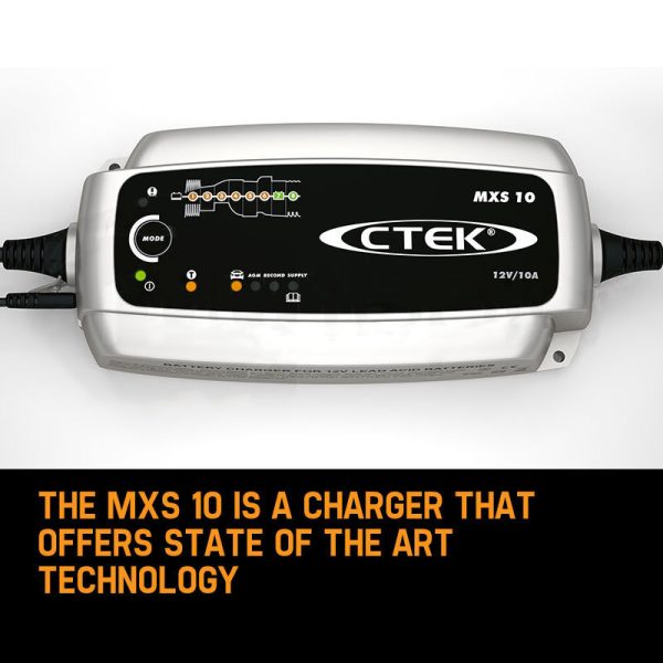 CTEK MXS 10 Amp Smart Battery Charger 12V Car Caravan RV Boat Marine AGM - Image 2