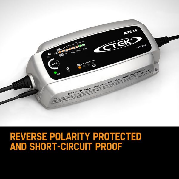 CTEK MXS 10 Amp Smart Battery Charger 12V Car Caravan RV Boat Marine AGM - Image 4