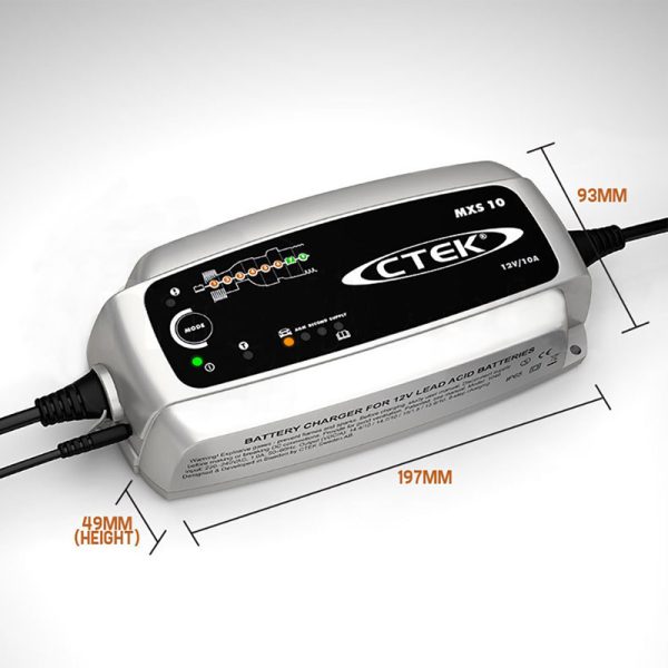 CTEK MXS 10 Amp Smart Battery Charger 12V Car Caravan RV Boat Marine AGM - Image 6