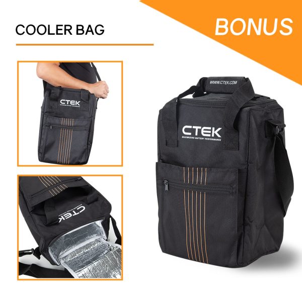 CTEK MXS 5.0 12V 5 Amp Smart Battery Charger and Cooler Bag Combo - Image 6