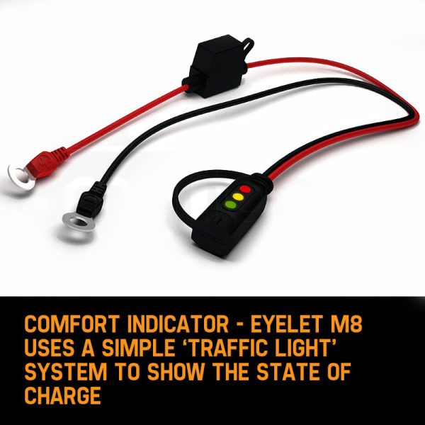 CTEK MXS 3.8 12V Smart Battery Charger Bundle Kit - Comfort Indicator Eyelet - Image 5