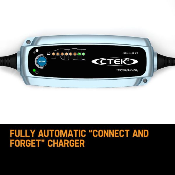 CTEK Lithium XS Smart Battery Charger 12V 5A Trickle Motorcycle Car Boat Bike - Image 2