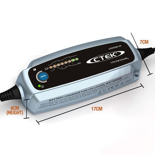 CTEK Lithium XS Smart Battery Charger 12V 5A Trickle Motorcycle Car Boat Bike - Image 6