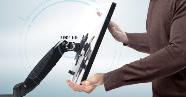 FORTIA Triple Monitor Stand Arm Computer Display Mount Adjustable Vesa Bracket 3 Screen - Image 8