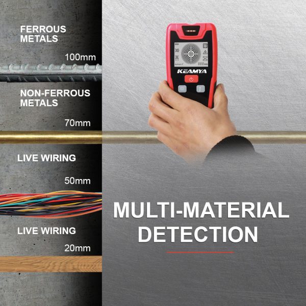 KEAMYA Digital Wall Scanner Multi Material Detector Universal Tester Stud Finder - Image 2