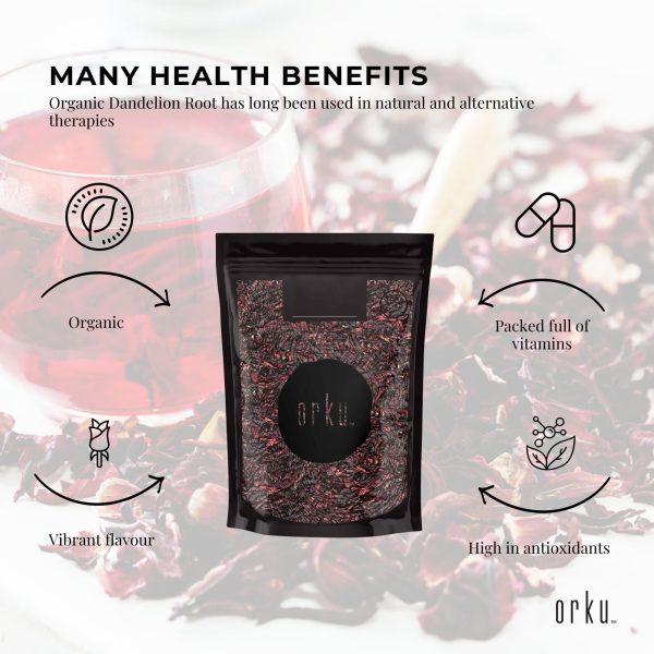 250g Organic Hibiscus Rosella Flower Crushed - Dried Herbal Tea Supplement - Image 5