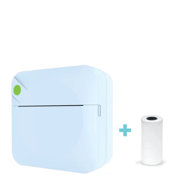 Portable Mini Printer Blue - Inkless Bluetooth Phone Pocket Thermal Printing - Image 12
