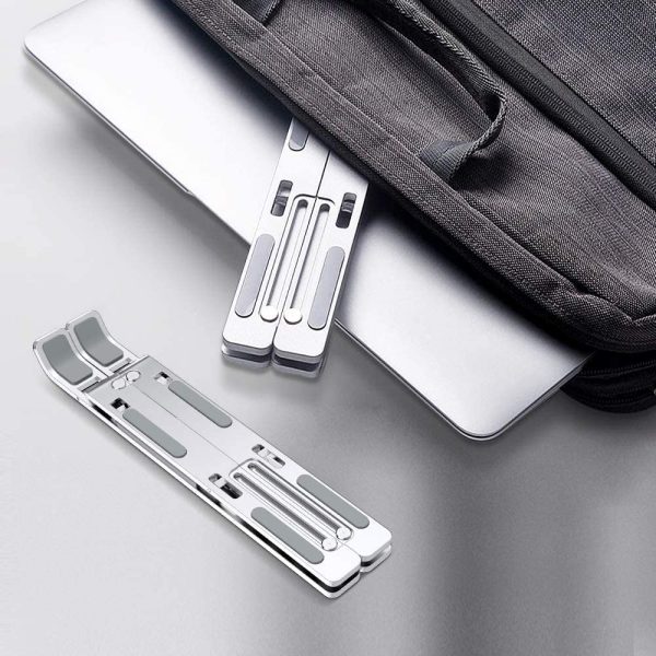 Portable Adjustable Laptop Stand Foldable Desktop Tripod Tray Anti-skid Pad Single Layer - Image 6
