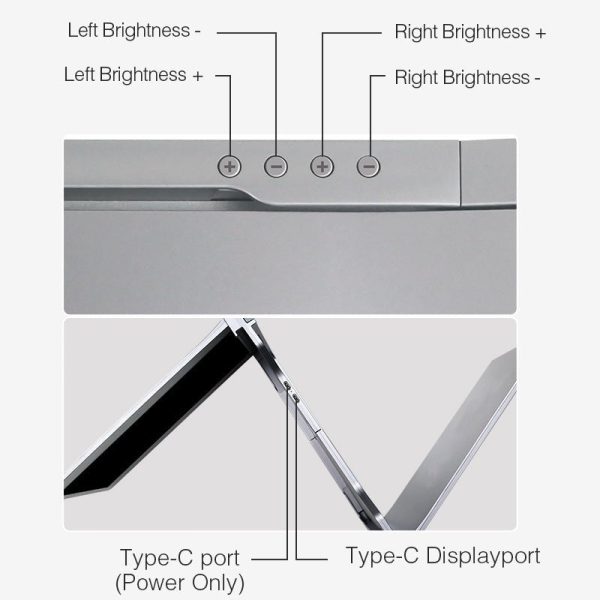 11.6 Inch FOPO Triple Portable Monitor 1080P FHD IPS Triple Monitor Laptop Screen Extender - Image 3