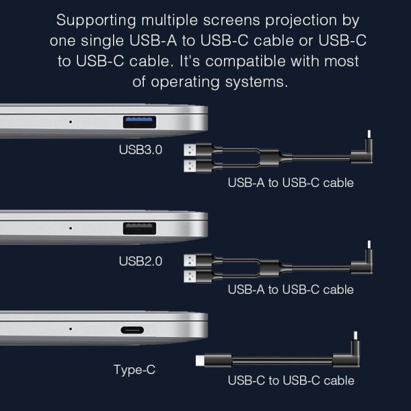 14 Inch FOPO Triple Portable Monitor 1080P FHD IPS Triple Monitor Laptop Screen Extender for 15"-17" Laptops - Image 4