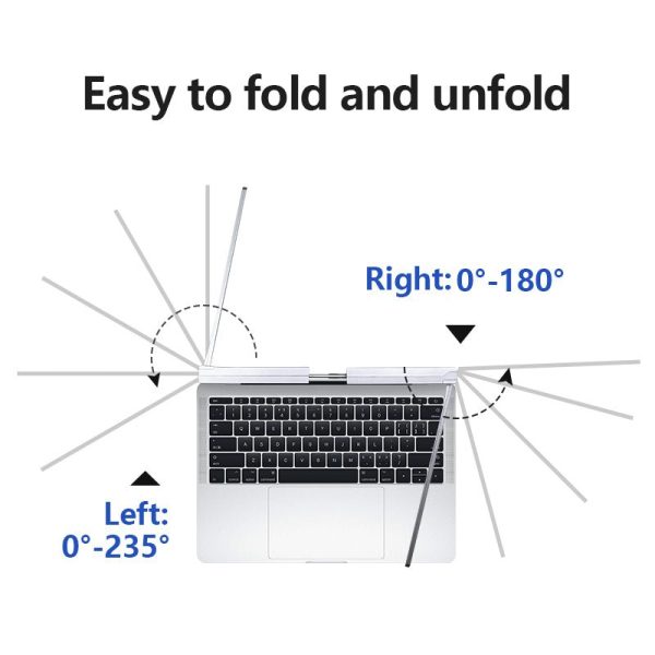 14 Inch FOPO Triple Portable Monitor 1080P FHD IPS Triple Monitor Laptop Screen Extender for 15"-17" Laptops - Image 9