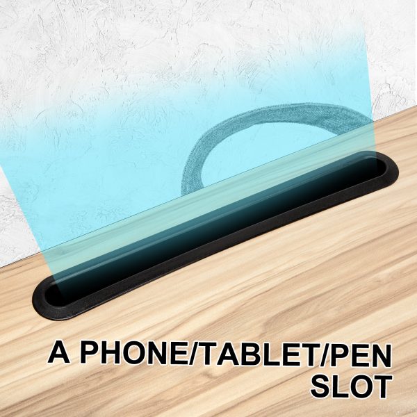 Lap Desk Laptop Stand Phone Tablet Cup Holder Cushioned Lapdesk Arc YELLOW CEDAR - Image 4