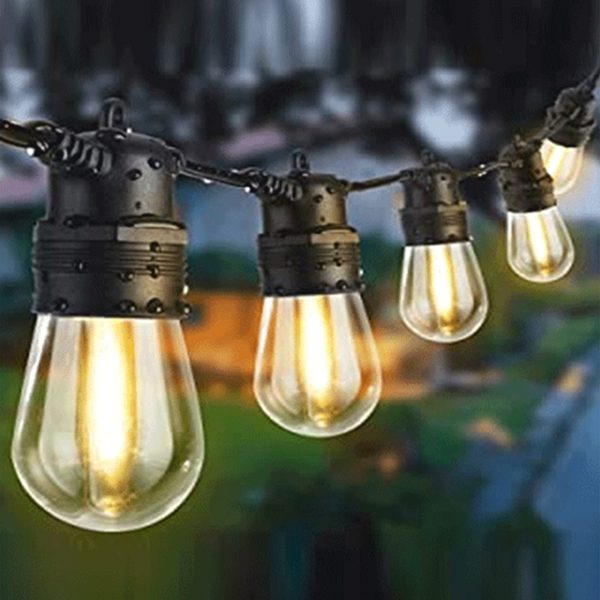Festoon String Lights 20 Bulbs 23M Fairy LED Waterproof Outdoor Christmas Party - Image 2