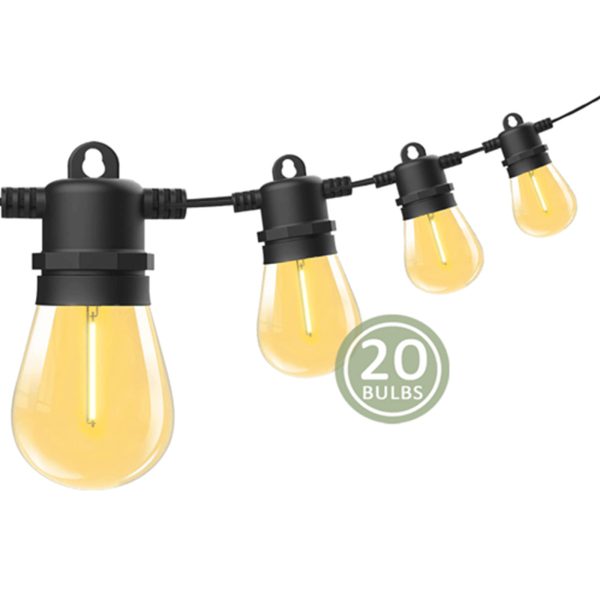 Festoon String Lights 20 Bulbs 23M Fairy LED Waterproof Outdoor Christmas Party - Image 3