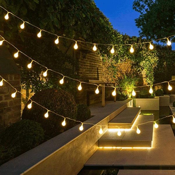 Festoon String Lights 20 Bulbs 23M Fairy LED Waterproof Outdoor Christmas Party - Image 4