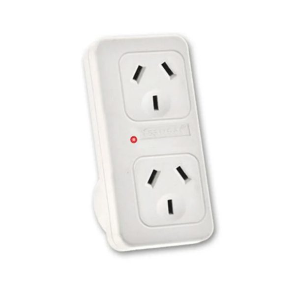 2X Sansai Power Adaptor Double Vertical - Image 2