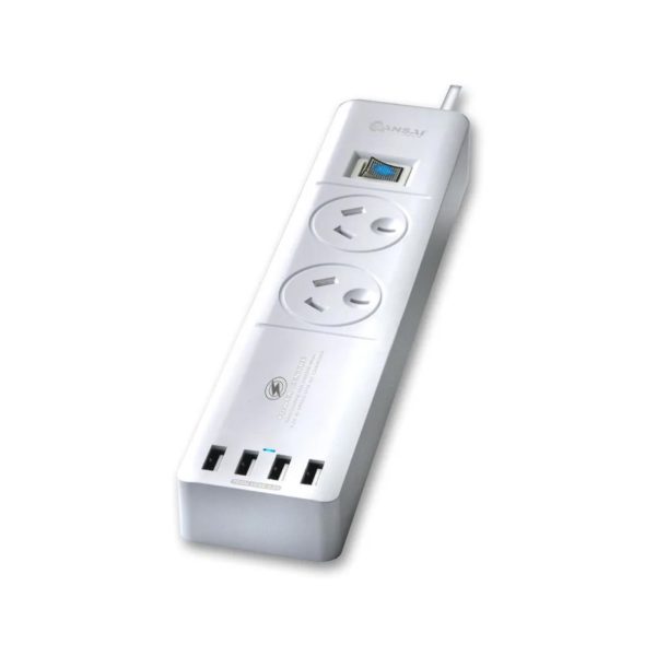 Sansai Surge Protected 4.2A 2-Ports USB Powerboard - Image 2