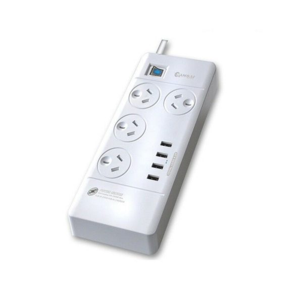 2X Sansai Surge Protected USB Power Board 4 Ways - Image 2
