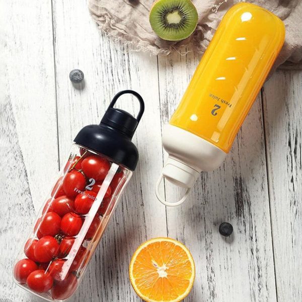 PHILEX Electric Blender Juice Smoothie Ice Mixer Retro 600ml + 2 Cups BLACK - Image 2