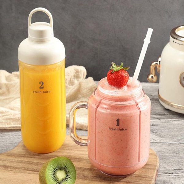 PHILEX Electric Blender Juice Smoothie Ice Mixer Retro 600ml WHITE - Image 4