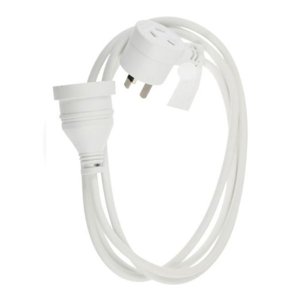 2X Sansai Piggy Back Extension Cord 2 Meters - Image 3