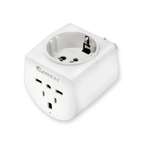 2X Sansai International Universal 2-Way Travel Adaptor to Australia/NZ - Image 2