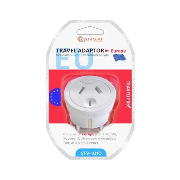 Sansai Travel Adaptor Australia/NZ to Europe - Image 3
