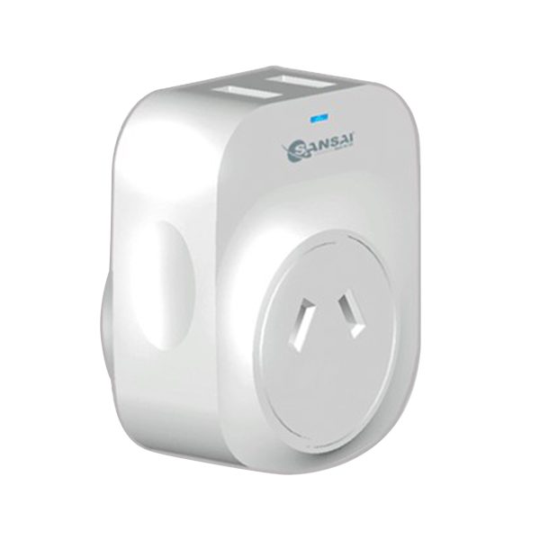 Sansai Travel Adaptor 2 X USB - Japan - Image 2