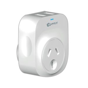 Sansai Travel Adaptor 2 X USB - Europe - Image 1