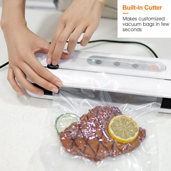 SANSAI 110W Vacuum Food Sealer Fresh Storage Sous Vide WHITE - Image 2
