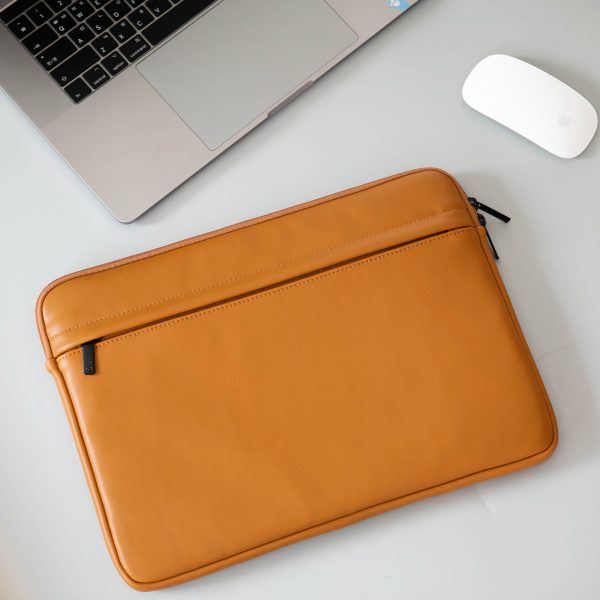 15 inch Laptop Sleeve Padded Travel Carry Case Bag L size ERATO BROWN - Image 2