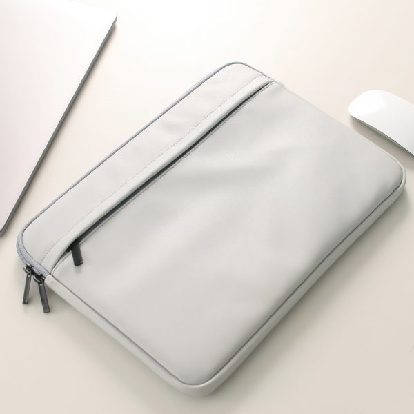 15 inch Laptop Sleeve Padded Travel Carry Case Bag L size ERATO GREY - Image 4