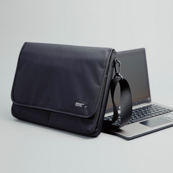 15.6/16 inch Laptop Sleeve Padded Shoulder Bag Travel Carry Case LATO BLACK - Image 4
