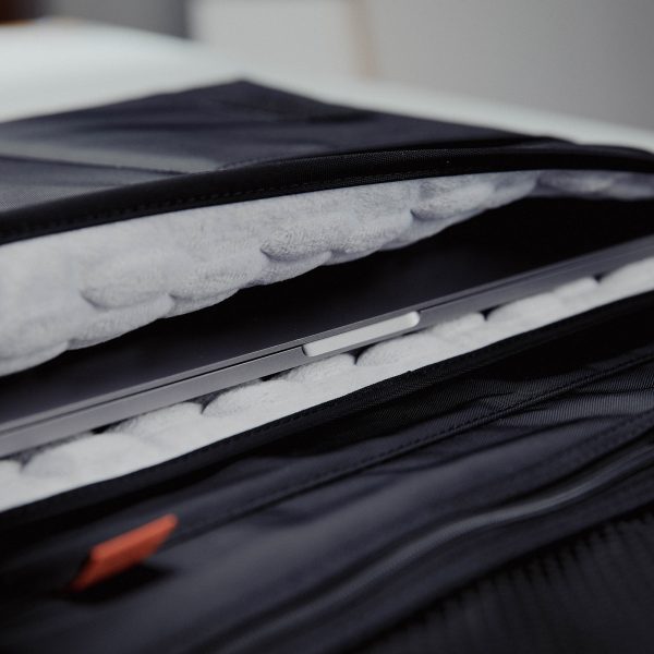 15.6/16 inch Laptop Sleeve Padded Shoulder Bag Travel Carry Case LATO BLACK - Image 9