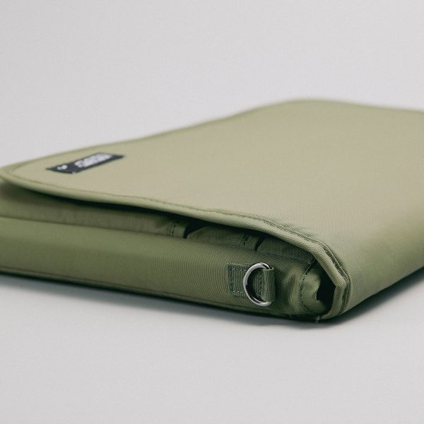 15.6/16 inch Laptop Sleeve Padded Shoulder Bag Travel Carry Case LATO KHAKI - Image 5