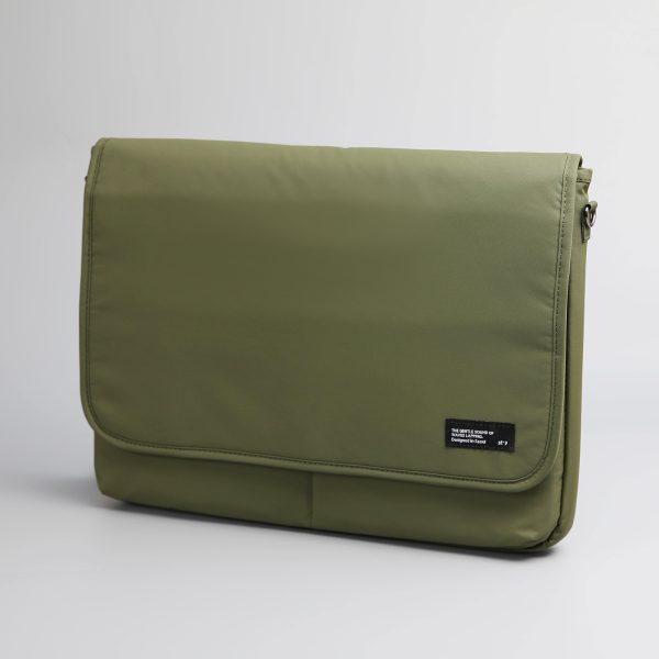15.6/16 inch Laptop Sleeve Padded Shoulder Bag Travel Carry Case LATO KHAKI - Image 7